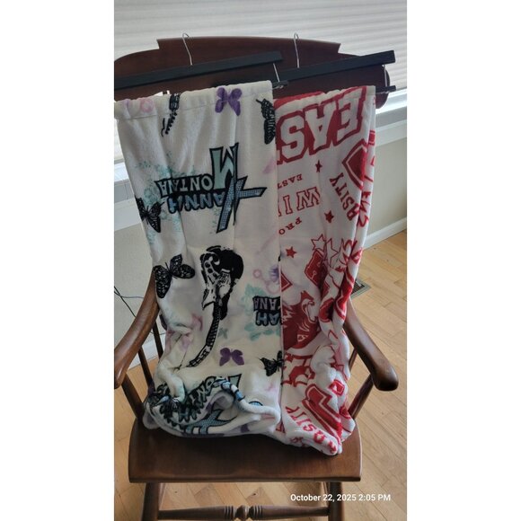 NWT Dual Disney Hannah Montana & High School Musical Blanket Throws - Picture 2 of 4